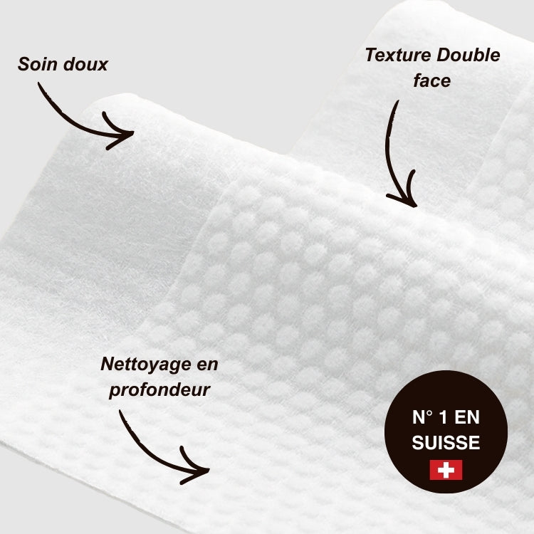 Lingettes Visage Jetable - apaise acné et rougeurs